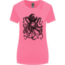 Scuba Octopus Diver Dive Diving Womens Wider Cut T-Shirt Azalea