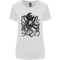 Scuba Octopus Diver Dive Diving Womens Wider Cut T-Shirt White