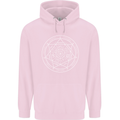 Seal of the Seven Archangels Childrens Kids Hoodie Light Pink