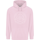 Seal of the Seven Archangels Childrens Kids Hoodie Light Pink