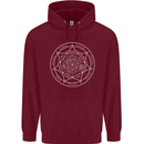 Seal of the Seven Archangels Childrens Kids Hoodie Maroon