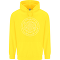 Seal of the Seven Archangels Childrens Kids Hoodie Yellow