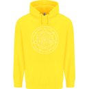 Seal of the Seven Archangels Childrens Kids Hoodie Yellow