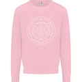 Seal of the Seven Archangels Kids Sweatshirt Jumper Light Pink