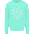 Seal of the Seven Archangels Kids Sweatshirt Jumper Peppermint