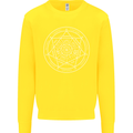 Seal of the Seven Archangels Kids Sweatshirt Jumper Yellow