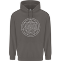 Seal of the Seven Archangels Mens 80% Cotton Hoodie Charcoal