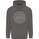 Seal of the Seven Archangels Mens 80% Cotton Hoodie Charcoal