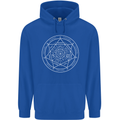 Seal of the Seven Archangels Mens 80% Cotton Hoodie Royal Blue