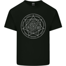 Seal of the Seven Archangels Mens Cotton T-Shirt Tee Top Black