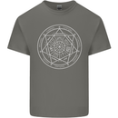 Seal of the Seven Archangels Mens Cotton T-Shirt Tee Top Charcoal