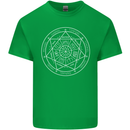 Seal of the Seven Archangels Mens Cotton T-Shirt Tee Top Irish Green