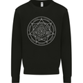 Seal of the Seven Archangels Mens Sweatshirt Jumper Black