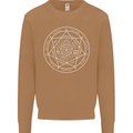Seal of the Seven Archangels Mens Sweatshirt Jumper Caramel Latte
