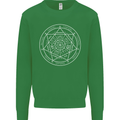 Seal of the Seven Archangels Mens Sweatshirt Jumper Irish Green