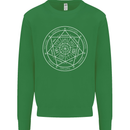 Seal of the Seven Archangels Mens Sweatshirt Jumper Irish Green