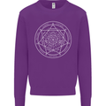 Seal of the Seven Archangels Mens Sweatshirt Jumper Purple
