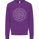 Seal of the Seven Archangels Mens Sweatshirt Jumper Purple