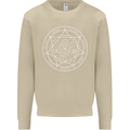 Seal of the Seven Archangels Mens Sweatshirt Jumper Sand