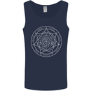 Seal of the Seven Archangels Mens Vest Tank Top Navy Blue