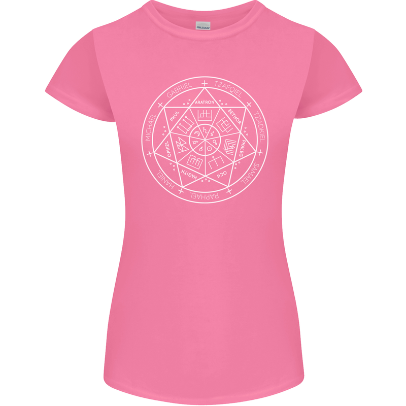 Seal of the Seven Archangels Womens Petite Cut T-Shirt Azalea