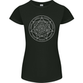 Seal of the Seven Archangels Womens Petite Cut T-Shirt Black