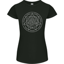 Seal of the Seven Archangels Womens Petite Cut T-Shirt Black