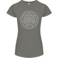 Seal of the Seven Archangels Womens Petite Cut T-Shirt Charcoal