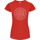 Seal of the Seven Archangels Womens Petite Cut T-Shirt Red