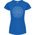 Seal of the Seven Archangels Womens Petite Cut T-Shirt Royal Blue