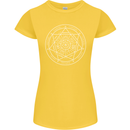 Seal of the Seven Archangels Womens Petite Cut T-Shirt Yellow