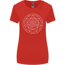 Seal of the Seven Archangels Womens Wider Cut T-Shirt Red