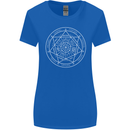 Seal of the Seven Archangels Womens Wider Cut T-Shirt Royal Blue