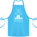 See You in Valhalla The Vikings Norse Odin Cotton Apron 100% Organic Turquoise