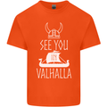 See You in Valhalla The Vikings Norse Odin Kids T-Shirt Childrens Orange
