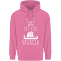 See You in Valhalla The Vikings Norse Odin Mens 80% Cotton Hoodie Azelea