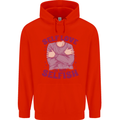 Self Love is Not Selfish Childrens Kids Hoodie Bright Red
