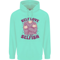 Self Love is Not Selfish Childrens Kids Hoodie Peppermint