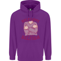 Self Love is Not Selfish Childrens Kids Hoodie Purple