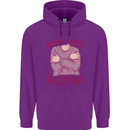 Self Love is Not Selfish Childrens Kids Hoodie Purple