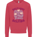 Self Love is Not Selfish Kids Sweatshirt Jumper Heliconia