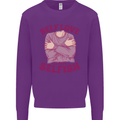 Self Love is Not Selfish Kids Sweatshirt Jumper Purple