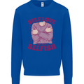 Self Love is Not Selfish Kids Sweatshirt Jumper Royal Blue