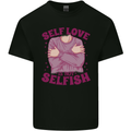 Self Love is Not Selfish Kids T-Shirt Childrens Black