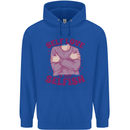 Self Love is Not Selfish Mens 80% Cotton Hoodie Royal Blue
