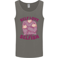 Self Love is Not Selfish Mens Vest Tank Top Charcoal