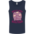 Self Love is Not Selfish Mens Vest Tank Top Navy Blue