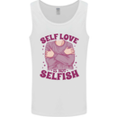 Self Love is Not Selfish Mens Vest Tank Top White