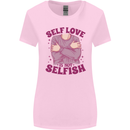 Self Love is Not Selfish Womens Wider Cut T-Shirt Light Pink