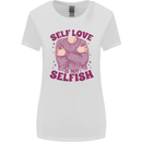 Self Love is Not Selfish Womens Wider Cut T-Shirt White